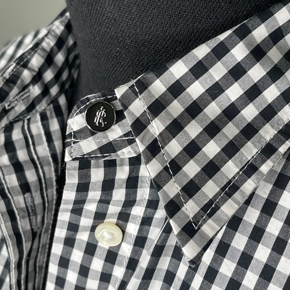 Lauren Ralph Lauren Gingham Bell Sleeve Top - Picture 5 of 7